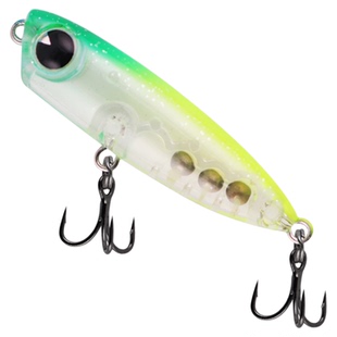 钓之猪路亚饵豆丁之字狗水面系微物浮水小波爬3.3克翘嘴军鱼假饵