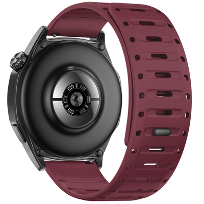 GT6鲨鱼洞洞硅胶磁吸防水表带