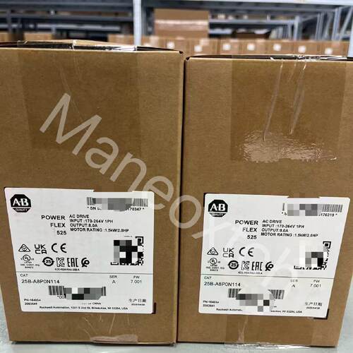 议价25B-A8P0N114 罗克韦尔 AB PowerFlex525变频器 25BA8P0N114