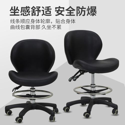 多功能纹身护腰马鞍工作椅医师旋转升降椅美甲美容大工凳便携式椅