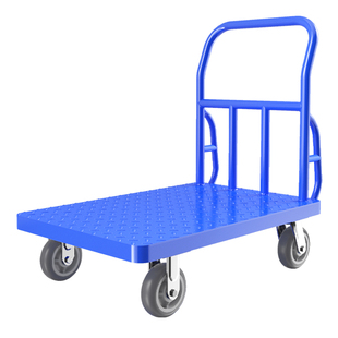 钢板小推车拉货手推车搬运车小拉车手拉车家用平板车便携拖车折叠