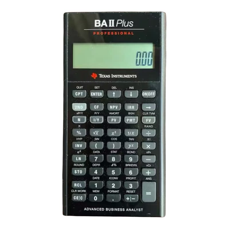 TI德州仪器金融计算器BA II Plus professional专业版cfa/FRM考试
