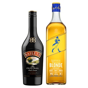 【徐明浩推荐】尊尼获加耀澄调配威士忌700ml+百利原味甜酒500ml