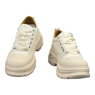 帆布鞋男2026新款夏季超火内增高10cm厚底板鞋小众个性乞丐鞋潮鞋