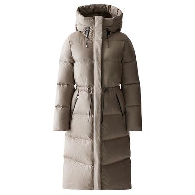 连帽女士长款mackage保暖羽绒服