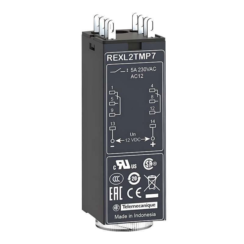 施耐德REXL2TMP7时间继电器REXL2TMBD通电延时REXL4TMBDREXL4TMP7