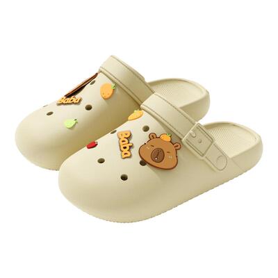 厚底洞洞鞋女士夏季外穿2024新款