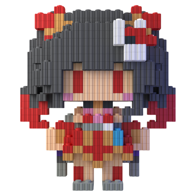 同人二创崩铁积木人仔银河系列拼装人偶小颗粒3d立体拼插动漫模型