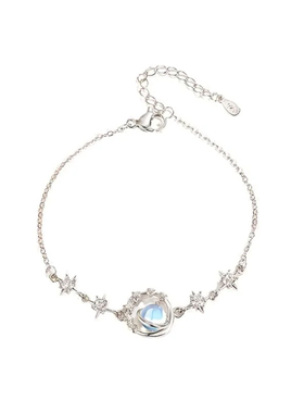 梦幻气质星球空托8mm手链女手工简约精致设计高级学生闺蜜网红