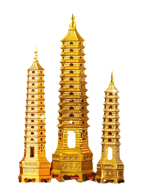 13层文昌塔文曲星纯铜