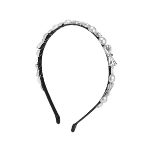 【蜜桃茶】闪耀千金水钻蝴蝶结发箍女款年会晚礼服高级感发卡头箍