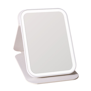 艳嫩化妆镜带灯LED便携折叠觅光台式桌面宿舍家用镜子旅行美妆镜