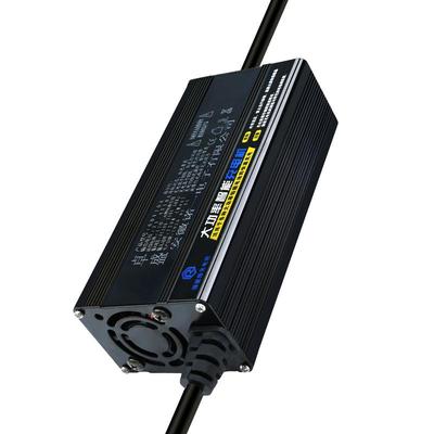 电动车三元锂电池充电器60V铁锂8A外卖快充48V72V10A大功率铝壳机