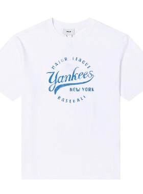 MLB男女情侣上衣2026夏季潮款棒球T恤休闲运动风短袖3ATSX0263