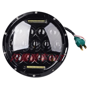 适用于黄龙300/600豪爵TR300巡航车CB400复古摩托车改装LED前大灯