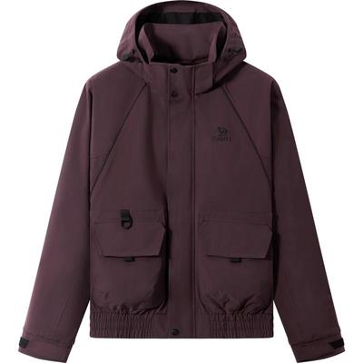 骆驼男装工装夹克男2025秋季新款外套男户外防泼水防风登山服男