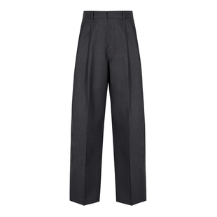 JNBY/江南布衣春秋季休闲裤西装裤直筒裤含绵羊毛复合垂感柔软