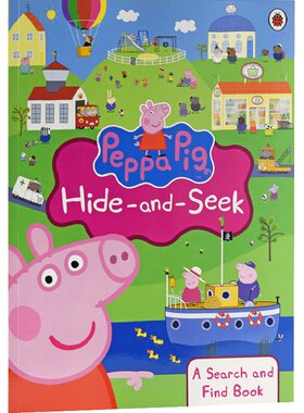 粉红猪躲猫猫 英语原版 Peppa Pig: Hide-and-Seek粉红猪小妹佩奇 小猪佩奇 小猪佩琪 动画 正版绘本 幼儿启蒙图书 peppa pig