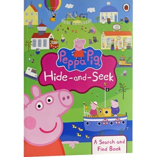 粉红猪躲猫猫 英语原版 Peppa Pig: Hide-and-Seek粉红猪小妹佩奇 小猪佩奇 小猪佩琪 动画 正版绘本 幼儿启蒙图书 peppa pig