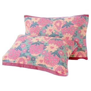 新款纱布枕巾一对52*78多层柔软舒适儿童成人家用回礼枕头盖巾