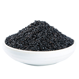 黑芝麻 熟 新货炒熟黑芝麻500克干净饱满农家自种炒熟的黑芝麻