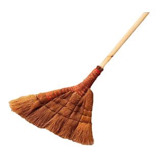 手工扫把单个加厚棕榈扫帚家用庭院学校户外工厂车间棕毛山棕笤帚