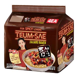 【娜扎同款】韩国进口八道炸酱面韩式御膳杂酱拌面速食泡面方便面