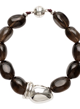 Limb掠目【26春夏新品】Vallate环脊·柔性拼接天然巴西茶晶手串