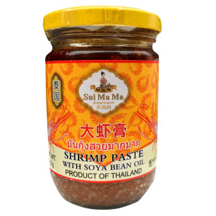 泰国进口水妈妈大虾膏200g泰式虾酱正宗海鲜酱冬阴功汤料炒空心菜