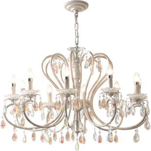 法式中古水晶吊灯高级感美式复古客厅灯餐厅轻奢浪漫主卧室艺术灯