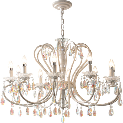 法式中古水晶吊灯高级感美式复古客厅灯餐厅轻奢浪漫主卧室艺术灯