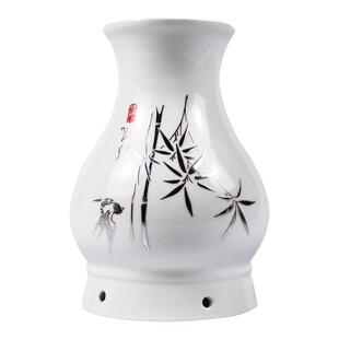 陶瓷艾灸罐颈椎背部按摩刮痧一体杯艾灸馆专用多功能防烫全身灸