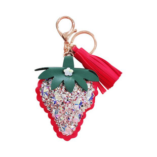 进口水貂毛皮草小兔子包包挂件钥匙扣装死萌萌兔钥匙链车钥匙挂件