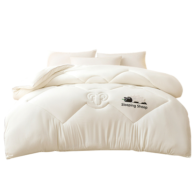 2025红豆新款A类抗菌天然羊毛被