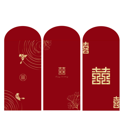 高档烫金复古利是封结婚红包袋喜