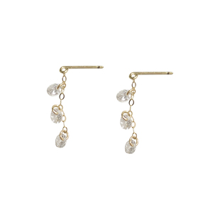 DouxAir璀璨锆石耳钉女闪耀小巧气质简约耳线ins高级感轻奢时尚