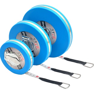 上匠 韧性纤维防水皮卷尺10米20米30米50米软皮尺软尺米尺盒尺