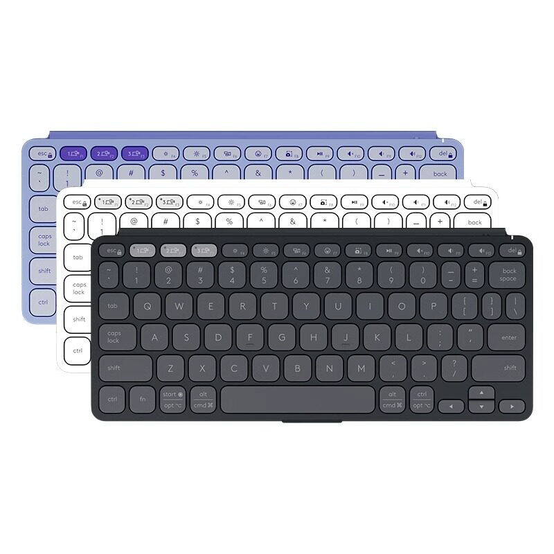 罗技Keys to go2无线蓝牙口袋键盘iPad专用小巧便携式办公苹果mac