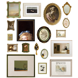 加安加丽欧式小众复古装饰画组合客厅轻奢沙发餐厅卧室精致挂画