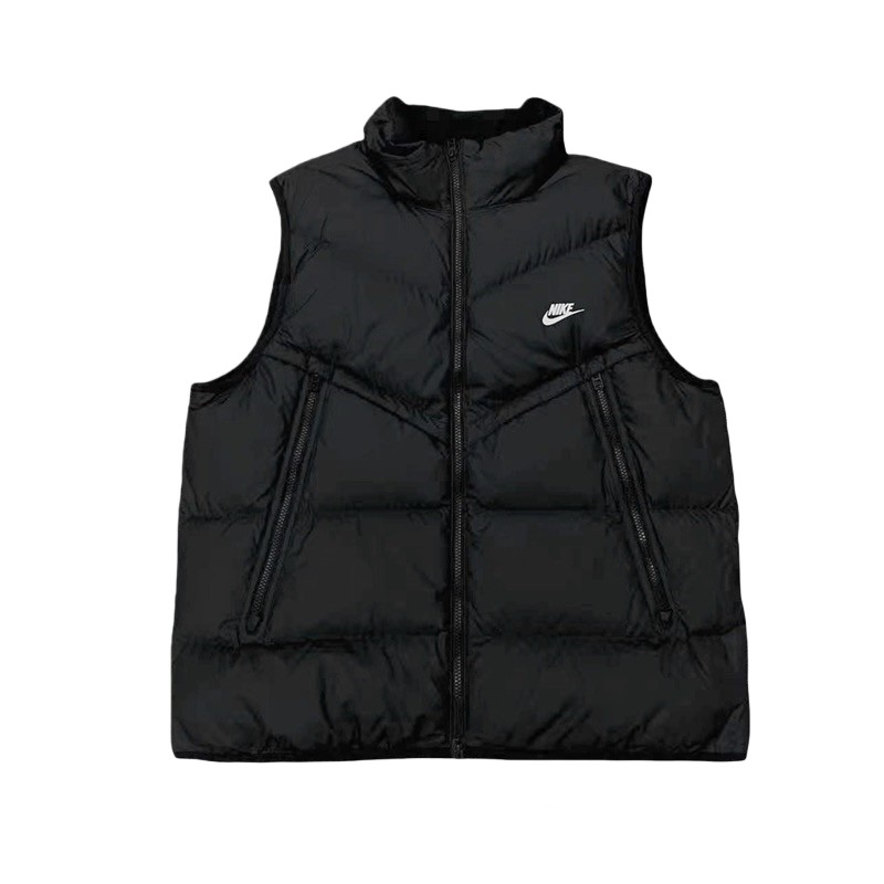 NIKE耐克男子秋冬保暖运动休闲立领羽绒服马甲背心外套DV1136-010