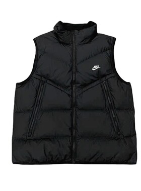 NIKE耐克男子秋冬保暖运动休闲立领羽绒服马甲背心外套DV1136-010