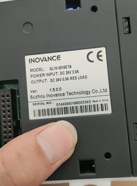 议价可维修汇川GL100016ETN扩展模块两台成色充新功