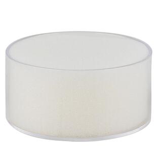 得力海绵缸【3只】办公财务用品 圆形数钱点钞湿手器 沾水缸 海绵9102