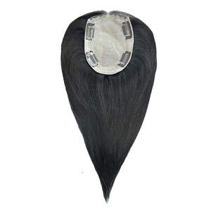 V针仿生膜生物膜双递针到边轻薄全头遮白发全真发无痕女士假发片