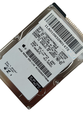 原装日立 IC25N040ATMR04-0 4200转 40G 2.5寸 IDE并口硬盘