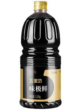 五里味极鲜大瓶特级千禾生产酱油