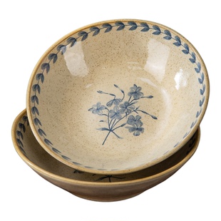 中古风陶瓷盘子家用2026新款菜盘餐具高级感好看的精致深盘餐盘