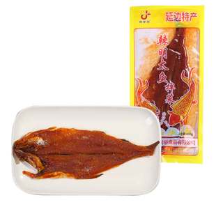 韩食府辣明太鱼小零食延边特产辣鱼块朝鲜族美食鱼干鱼条鱼丝甜辣