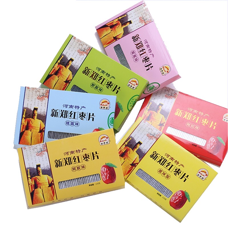 新郑枣片河南特产多口味新郑枣片