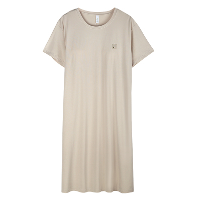 轩靓女士莫代尔棉带胸垫睡裙